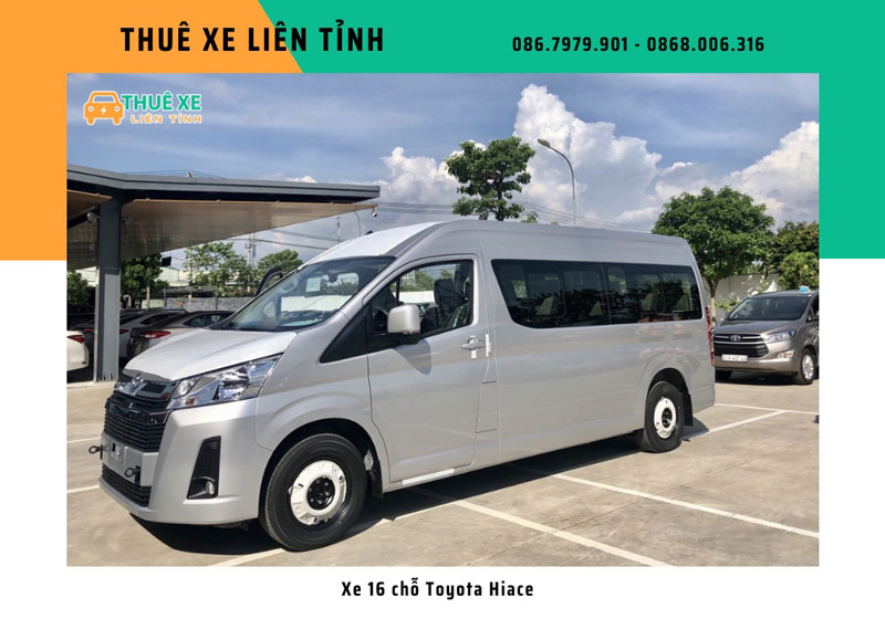 Thuê xe 16 chỗ có tài xế dòng Toyota Hiace