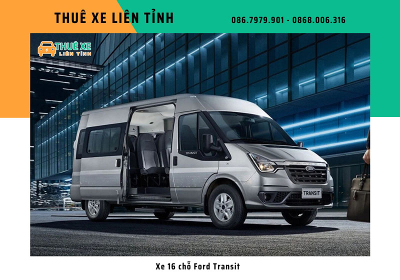 Thuê xe du lịch 16 chỗ Ford Transit có tài xế