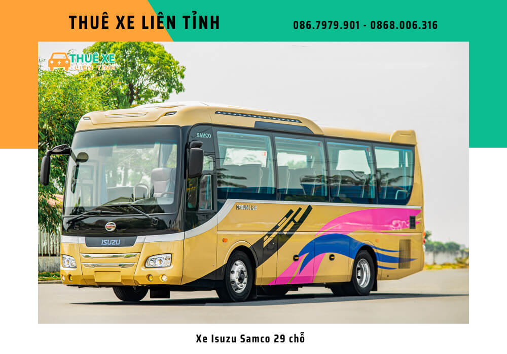 Cho thuê xe Samco 29 chỗ có tài xế tại TPHCM