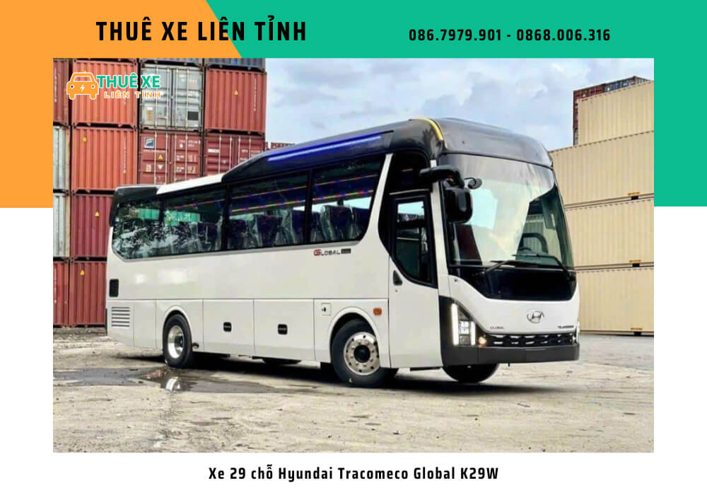 Thuê Xe 29 chỗ Hyundai Tracomeco Global ( Universe Mini )