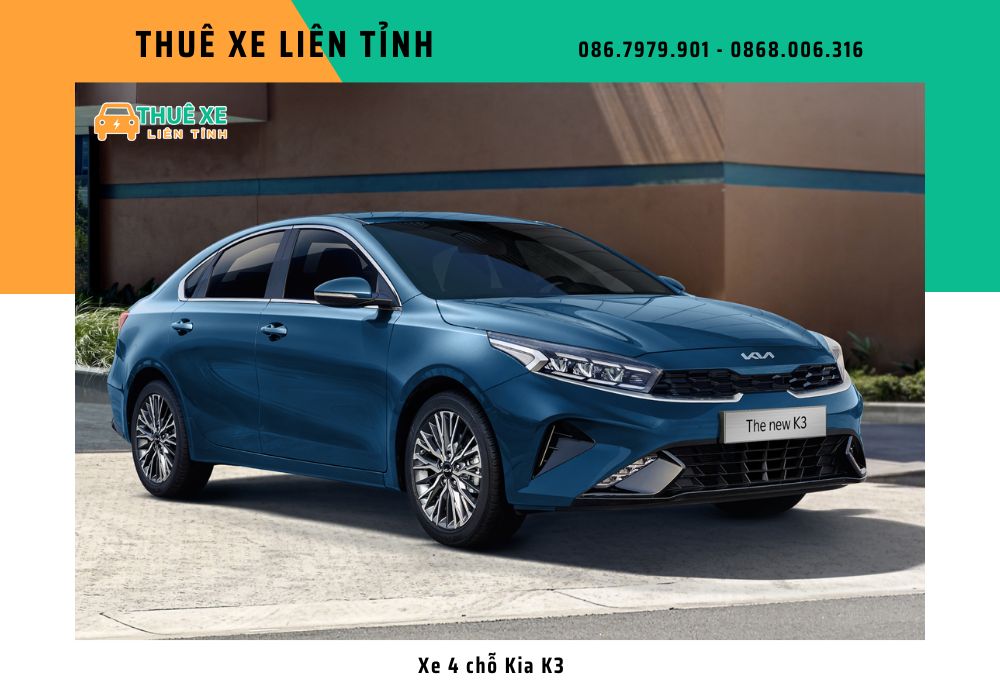 Thuê xe 4 chỗ Kia K3 