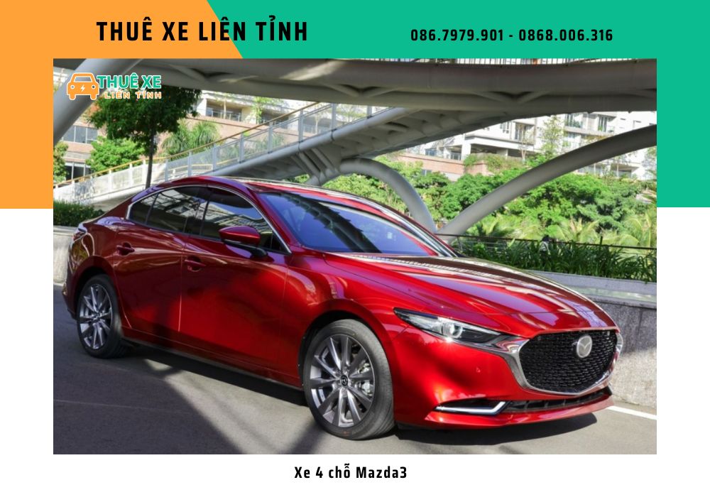 Thuê xe 4 chỗ Mazda3 