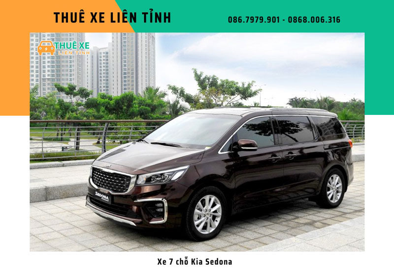 Thuê xe 7 chỗ cao cấp Kia Sedona 