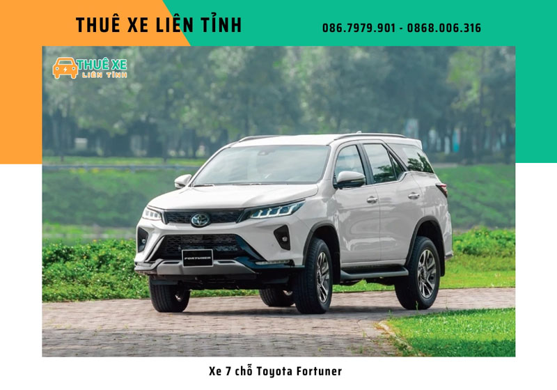 Cho thuê xe 7 chỗ Fortuner có tài xế 