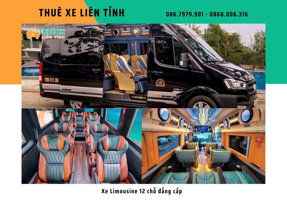 Cho thuê xe Limousine 12 chỗ có tài xế đẳng cấp