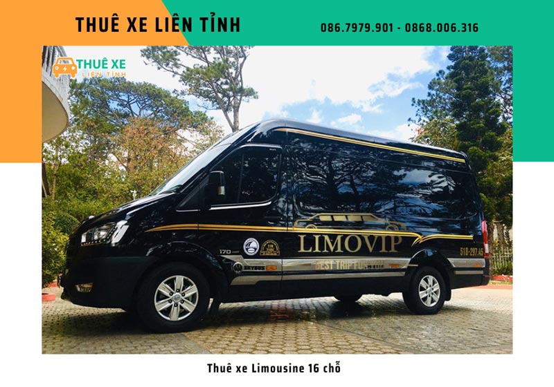 Thuê xe Limousine 16 chỗ có tài xế hạng sang