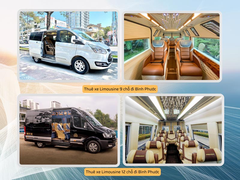 Thuê xe Limousine 9 - 12 có tài xế đi Bình Phước từ Sài Gòn