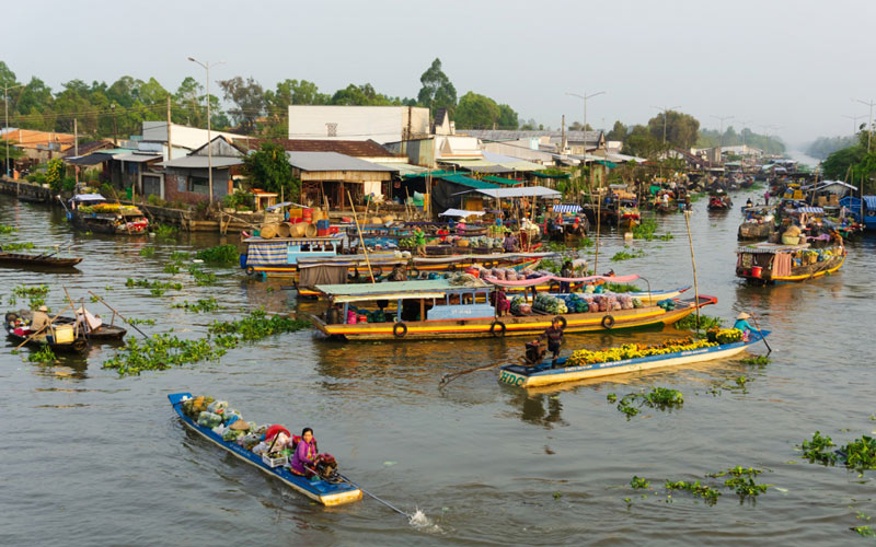 Chợ Nổi Ngã Năm, Sóc Trăng 