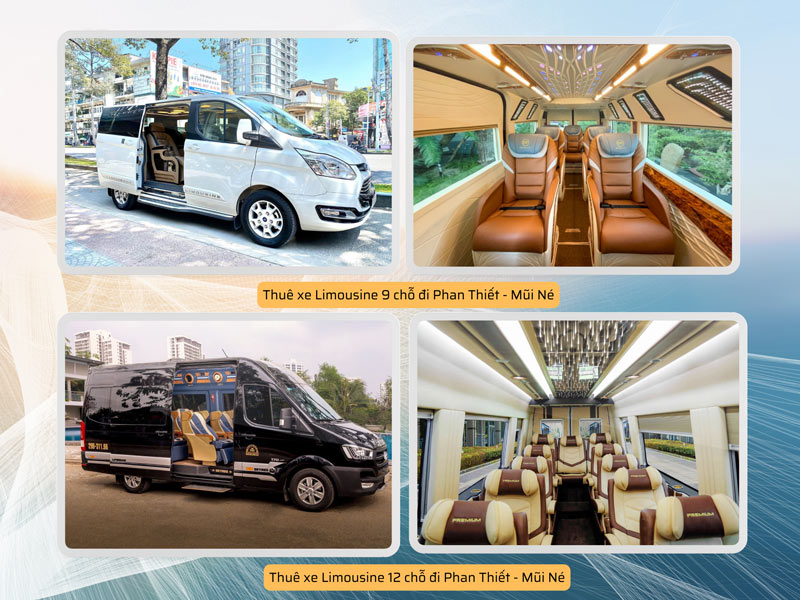 Thuê xe Limousine 9 - 12 chỗ đi Phan Thiết - Mũi Né từ Sài Gòn 