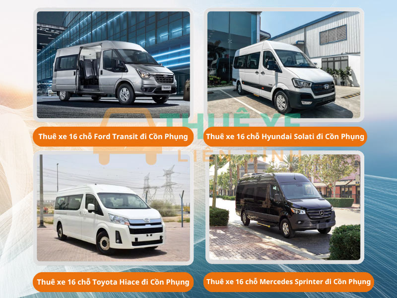 Thuê xe 16 chỗ giá rẻ đi Cồn Phụng, Bến Tre từ Sài Gòn 