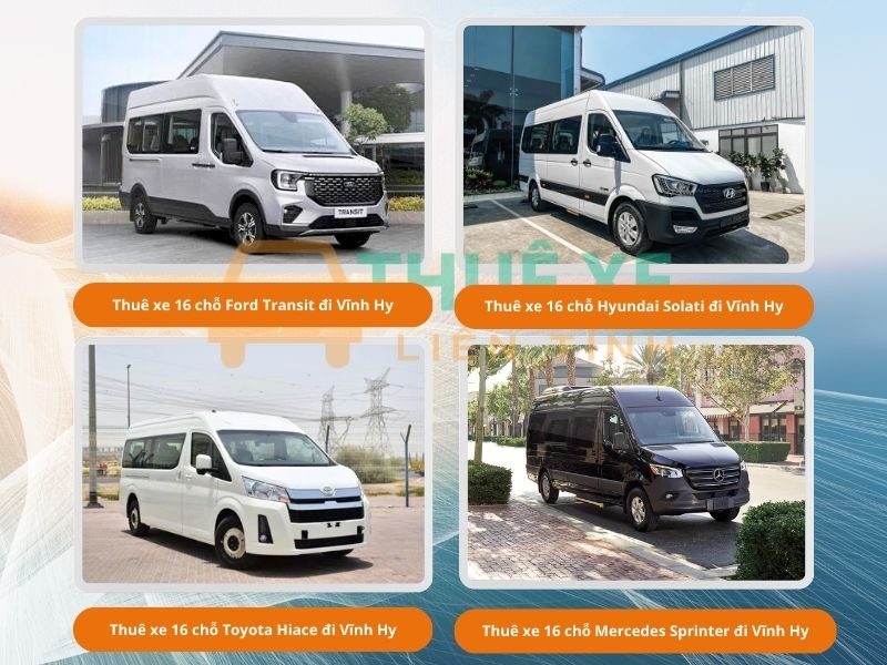 Thuê xe 16 chỗ đi Vĩnh Hy giá rẻ từ TPHCM 